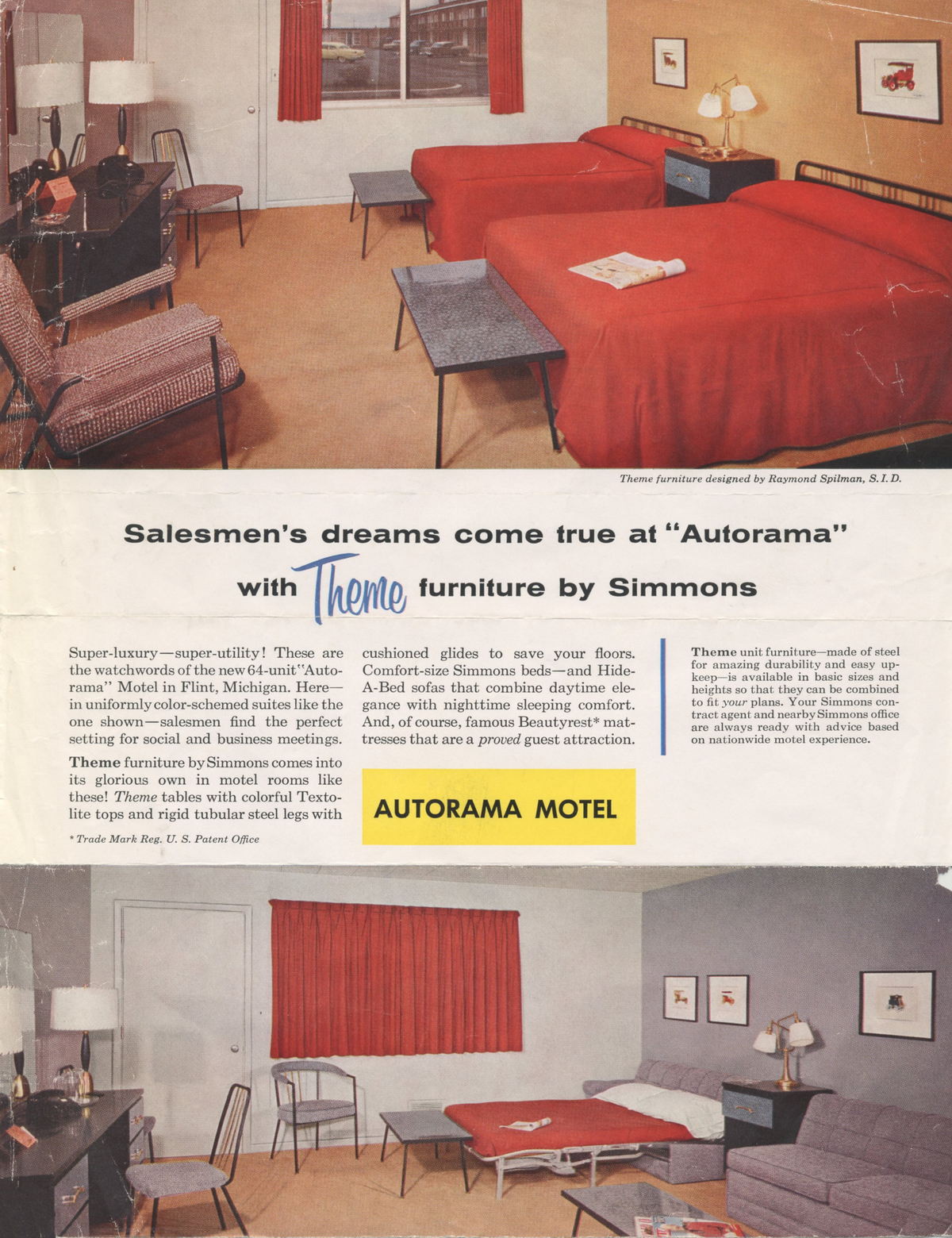 Autorama Motel (Autorama Gold Key Inn) - Full Page Magazine Ad